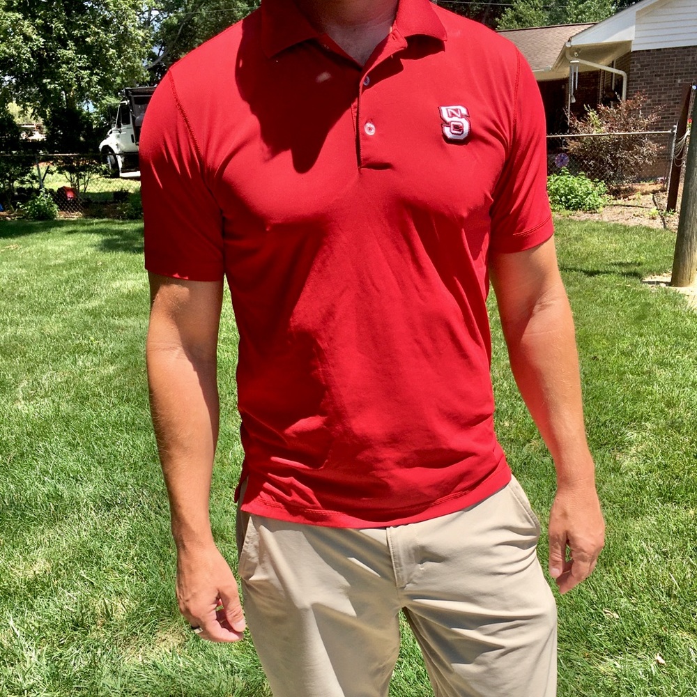 Adidas NC State Dryfit Polo Shirt